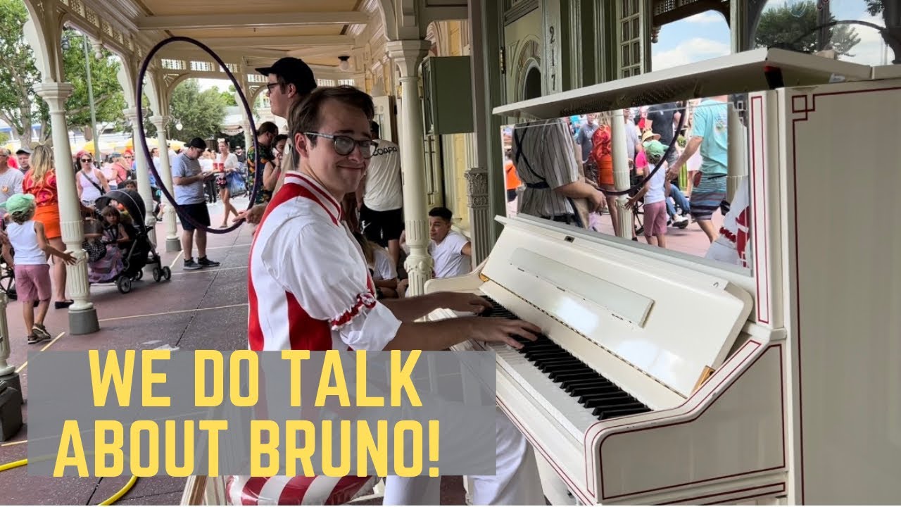Casey's Corner Pianist at Magic Kingdom Talks About Bruno! YouTube