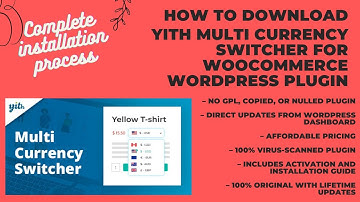 Download YITH Multi Currency Switcher for WooCommerce – Original & Activated
