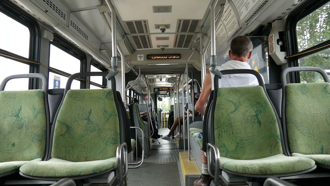 CTfastrak: On-Board New Britain Bound Novabus LFS Articulated Hybrid 