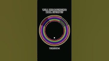 Will The Bouncing ball escape? Version-2 #bouncing #ball #asmr #simulation