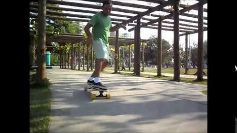 180 Step to Switch 180 Step - Longboard trick tip tutorial