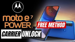 Motorola Moto E7 Power use any SIM card – Unlock Motorola E7 Power