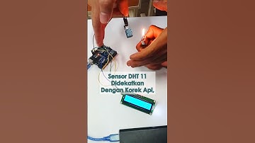 Uji Coba Sederhana Sensor DHT 11 #shorts