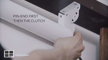 How to install a roller Dual Easy Link Coupled shade system