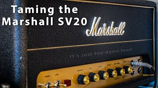 Taming the Marshall SV20: Reamp vs. Attenuator vs. FX Loop