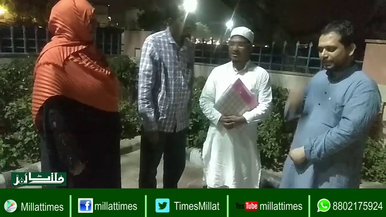 Conversation with the guests of Sudan about their India visiting: Millat Times muslim personal law board members