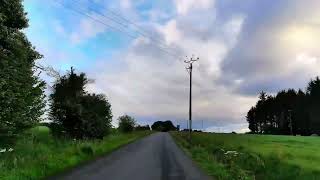 Driving On The D787 & D20 From 22200 Grâces To 22160 Maël Pestivien, Côtes d'Armor, Brittany France
