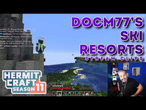 Doc's Ski Resorts | Stream Clips | Hermitcraft Season 11