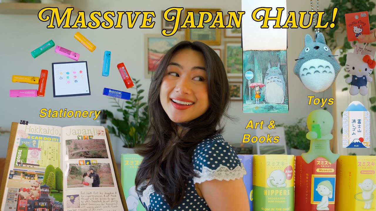 Japan Haul ✿ Ghibli, Art Supplies, Stationery & Toys!