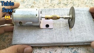 How to make table saw || 775 | 555 DC motor table saw.