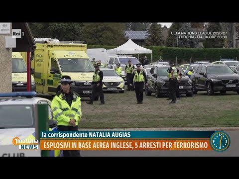 Video Allarme alla base di Fairford, cinque arresti - 1mattina News 28/09/2026