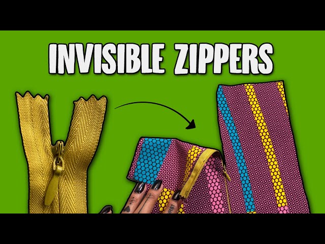 The Easiest Way to Sew an Invisible Zipper