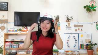 Khối 4- 5 tuổi: Kỹ năng an toàn khi ngồi trên xe máy.