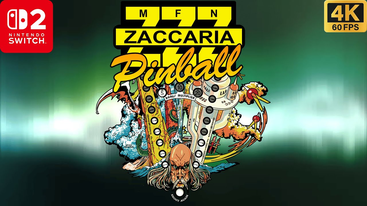 Zaccaria Pinball Gameplay on Nintendo Switch 2 - 4K Walkthrough (No ...