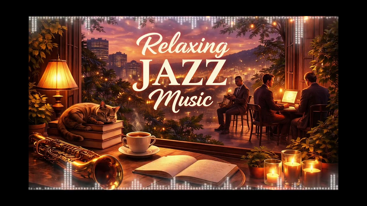 Relaxing Jazz Music ☕ Smooth Jazz for Work, Study & Stress Relief | Cozy Coffee Shop Vibes