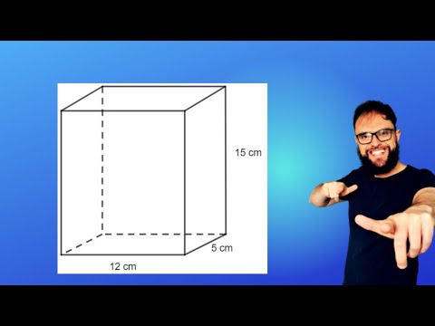 Area total de um paralelepípedo 🔥 #Matemática #geometria #enem #concursos #educação