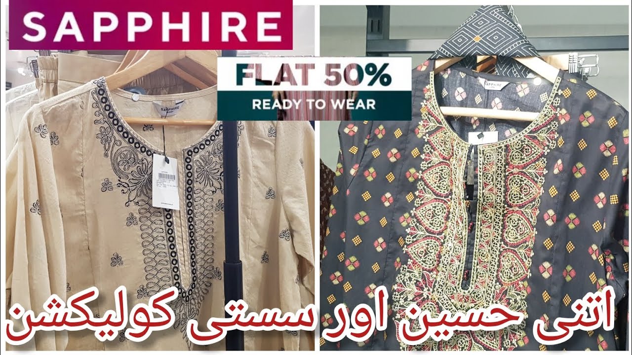 Sapphire Ready to Wear Dresses Mid Summer Sale Upto 50% Off ||
