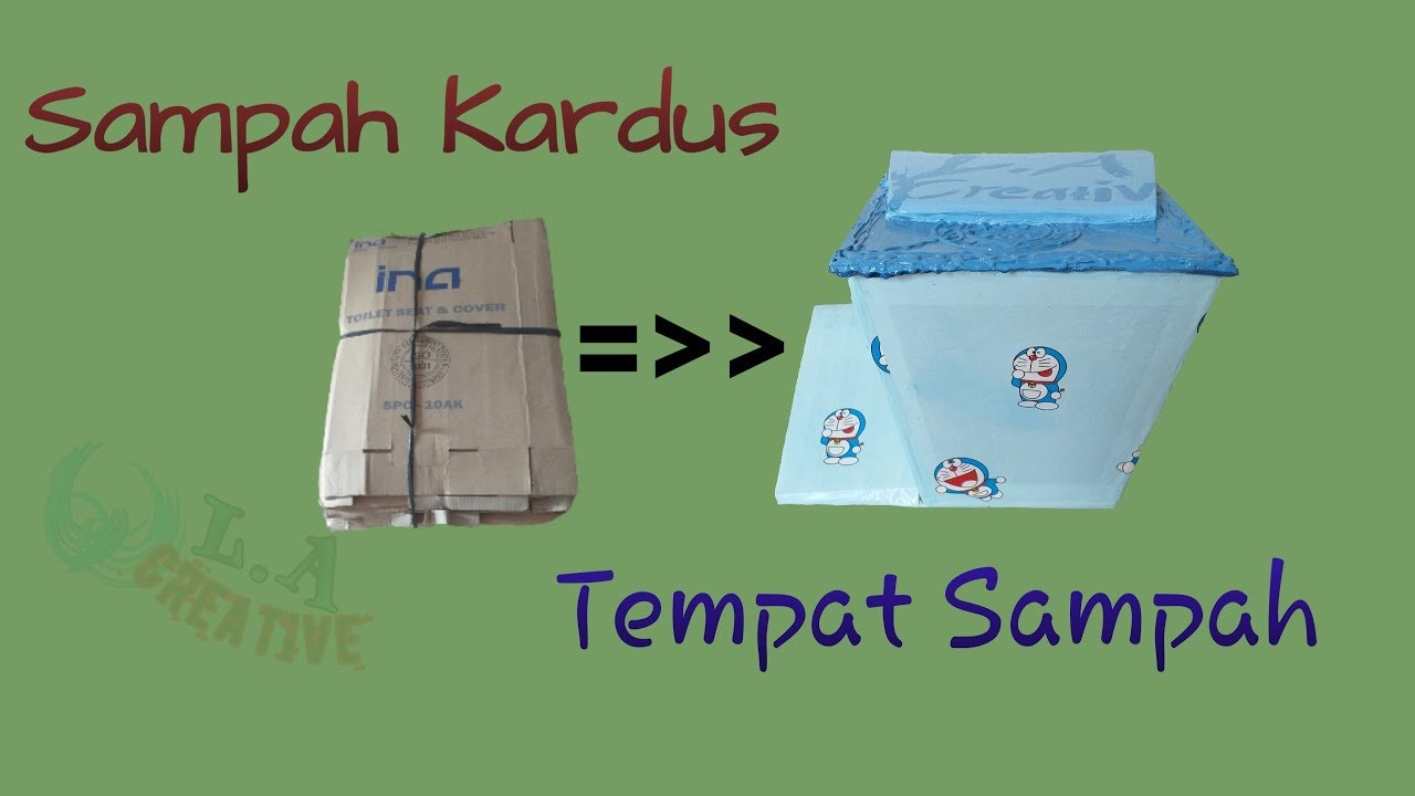 Mantap Ide Kreatif Cara membuat Tempat Sampah Dari 