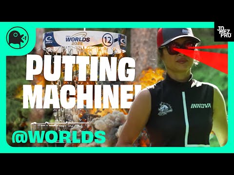 Drilling and spilling putts at the World Championships!