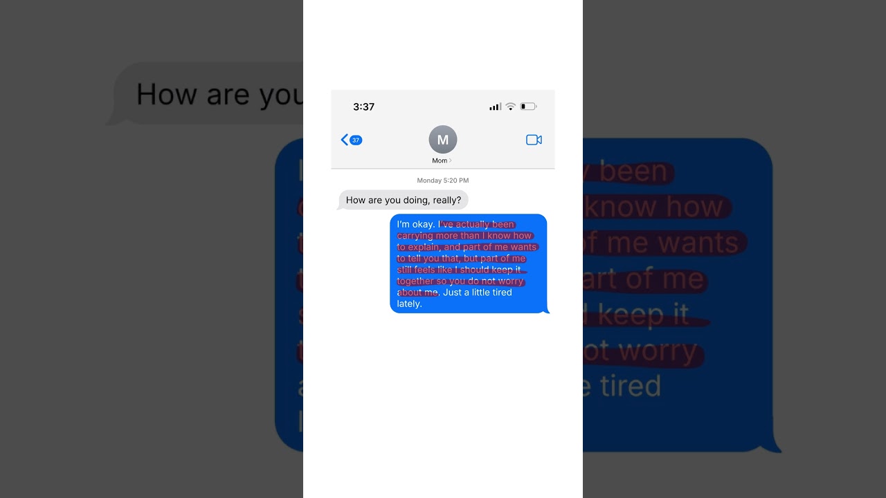 The Text You Send So You Don’t Worry Your Parents