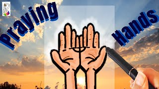 How To Draw Praying Hands Cómo Dibujar Manos Orando