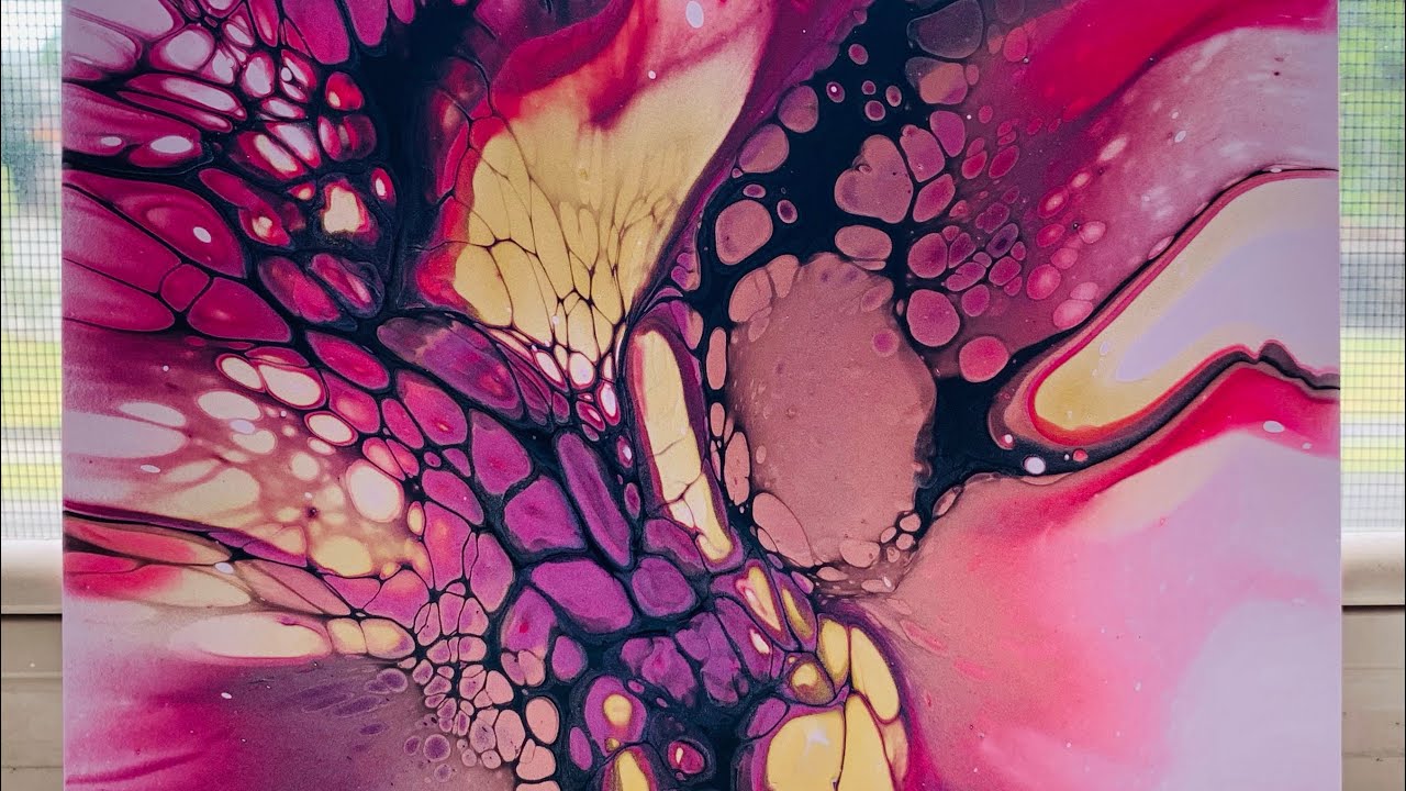 Bloom Technique #fluidart #sheleeartstyle - YouTube