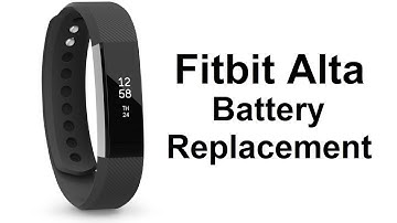 How to replace the battery on a Fitbit Alta