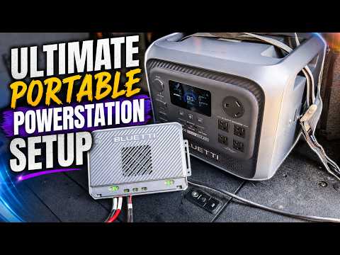 Ultimate Portable Power Station Setup - Bluetti Charger 2 & Elite 300