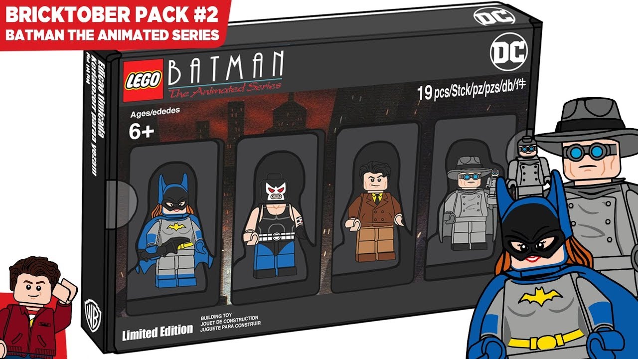 LEGO Batman the Animated Series Bricktober Pack CMF Series Expansion -  YouTube