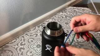 Hydro Flask Paracord Handle Instruction