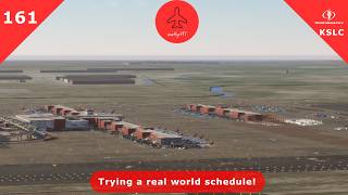 Trying a real world schedule - Tower! Simulator 3 - Episode 161 (KSLC)