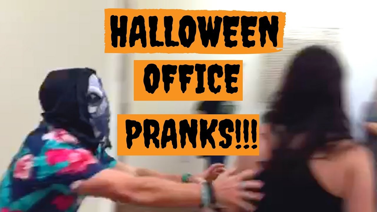  HALLOWEEN  OFFICE  PRANKS  YouTube