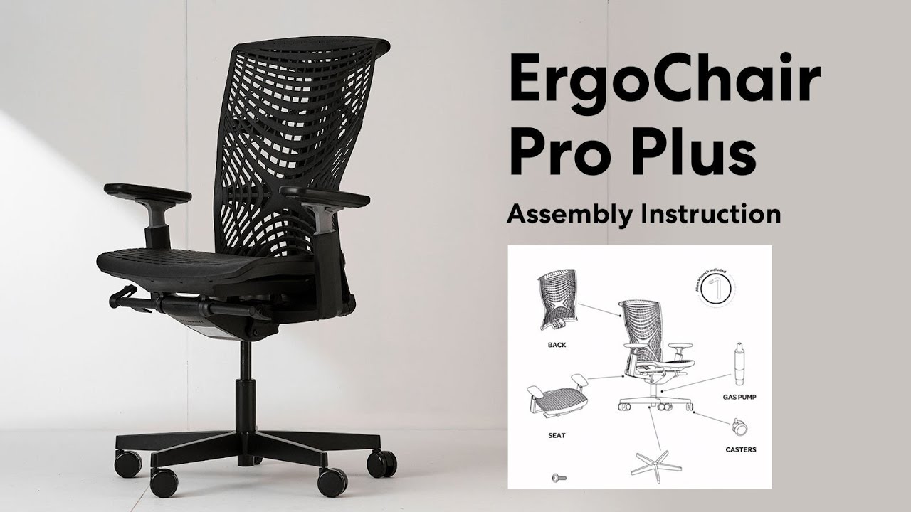 Ergochair Pro Plus Assembly Instructions Autonomous Youtube