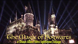 The Magic of Hogwarts- A Shaun Allen Films lightshow collage
