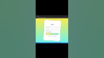 Animated Login and Signup Form using HTML CSS & Javascript |  Source Code On Pin Comment | #shorts