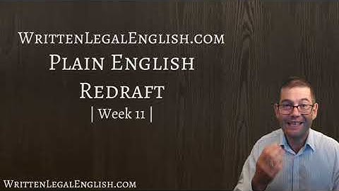 How to write plain language 11