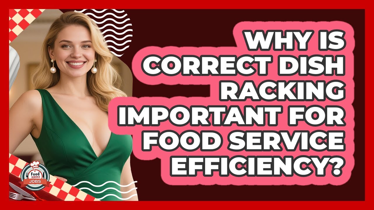 Why Is Correct Dish Racking Important For Food Service Efficiency? - Food Service Jobs