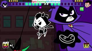 Robin VS Raven In A Cartoon Network Teen Titans Go! Jump Jousts Battle / Match / Fight screenshot 4