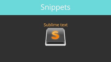Tips de Sublime Text - Snippets
