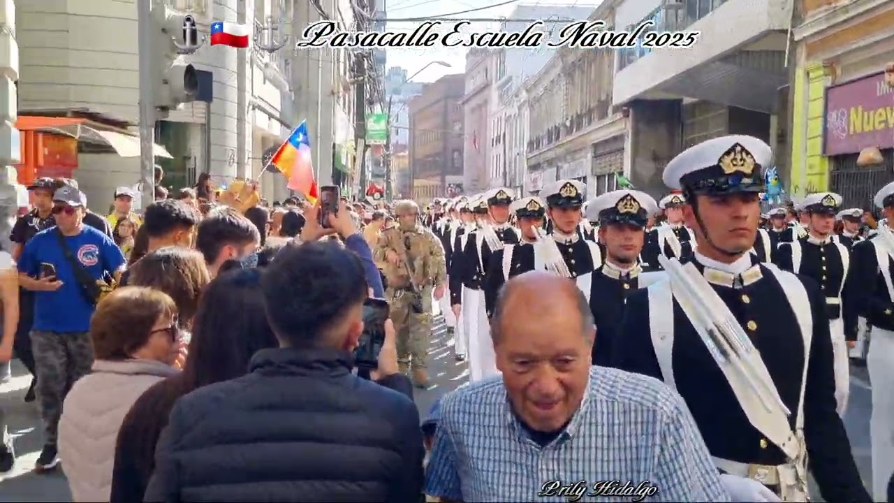 🇨🇱⚓️🇨🇱 Inicio de pasacalle Escuela Naval 2025.