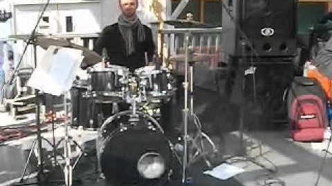 Julien Mannoni (drums) with Tycoon Dog -"stream" -Rock Jam style