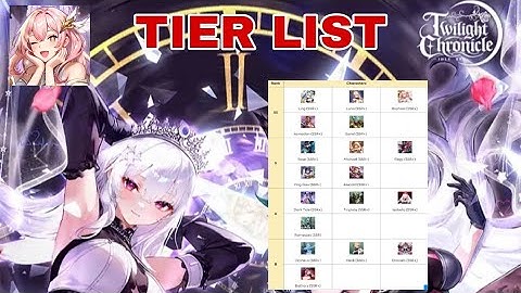 Twilight Chronicle Idle RPG | Character Tier List | Tier List Ranked Twilight Chronicle Idle RPG