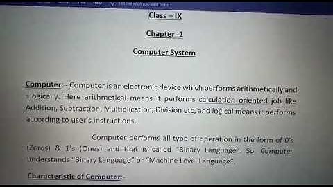 Chapter-1- Computer and it