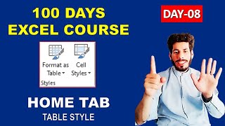 Excel Table Feature | Create & Format Tables in MS Excel |100 Days Excel Course |Day 07|Urdu & Hindi