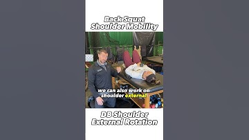 Shoulder Mobility for the Back Squat - Dumbbell Shoulder External Rotation