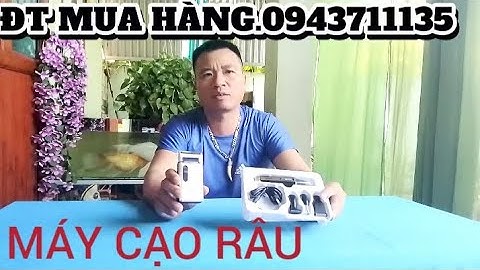 BỘ MÁY CẠO RÂU CẮT TÓC TỈA LÔNG MŨI ĐA CHỨC NĂNG MÁY CẠO RÂU CẠO KHÔ SIÊU THẾ HỆ MỚI 