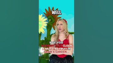 You ACCIDENTALLY CLEAN a “MUTATED” FRUIT in GROW A GARDEN on ROBLOX!