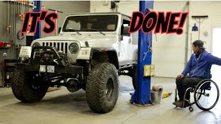 IT'S FINISHED! Day 78 Jeep LJ Long Arm Suspension!