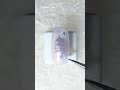 パラドゥネイルファンデーション新色PL01しあわせラベンダーで雪の結晶ネイルデザインの塗り方動画