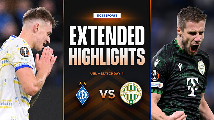 Dinamo Kijev vs. Ferencváros: Extended Highlights | UEL Liga fázis MD 4 | CBS Sports Golazo